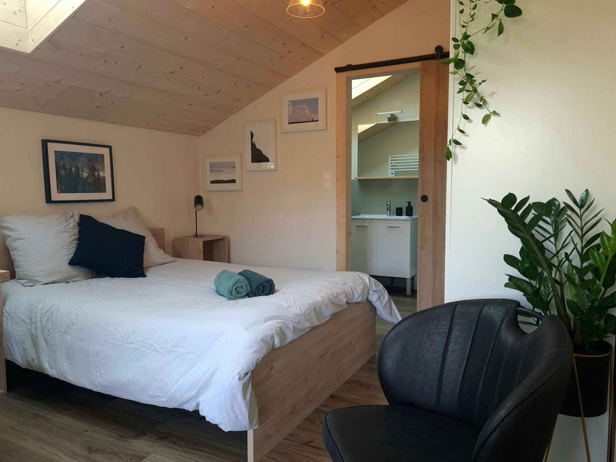 Sous Le Saule Apartment Nods Bagian luar foto